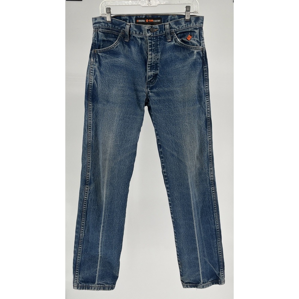 Wrangler FR Pants 32 Blue Jeans Denim Flame Resistant 2112 CAT 2 Arc Rated 32x32